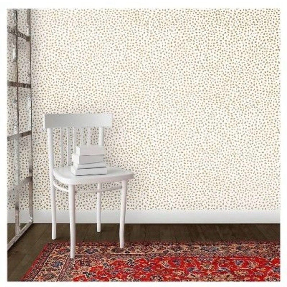 Opal House Gold and White Stick and Peel Wallpaper Roll - Picture 5 of 6